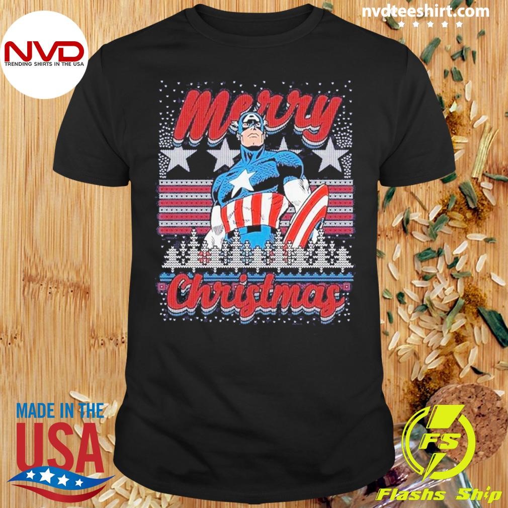 Marvel Captain America Christmas 2024 Shirt