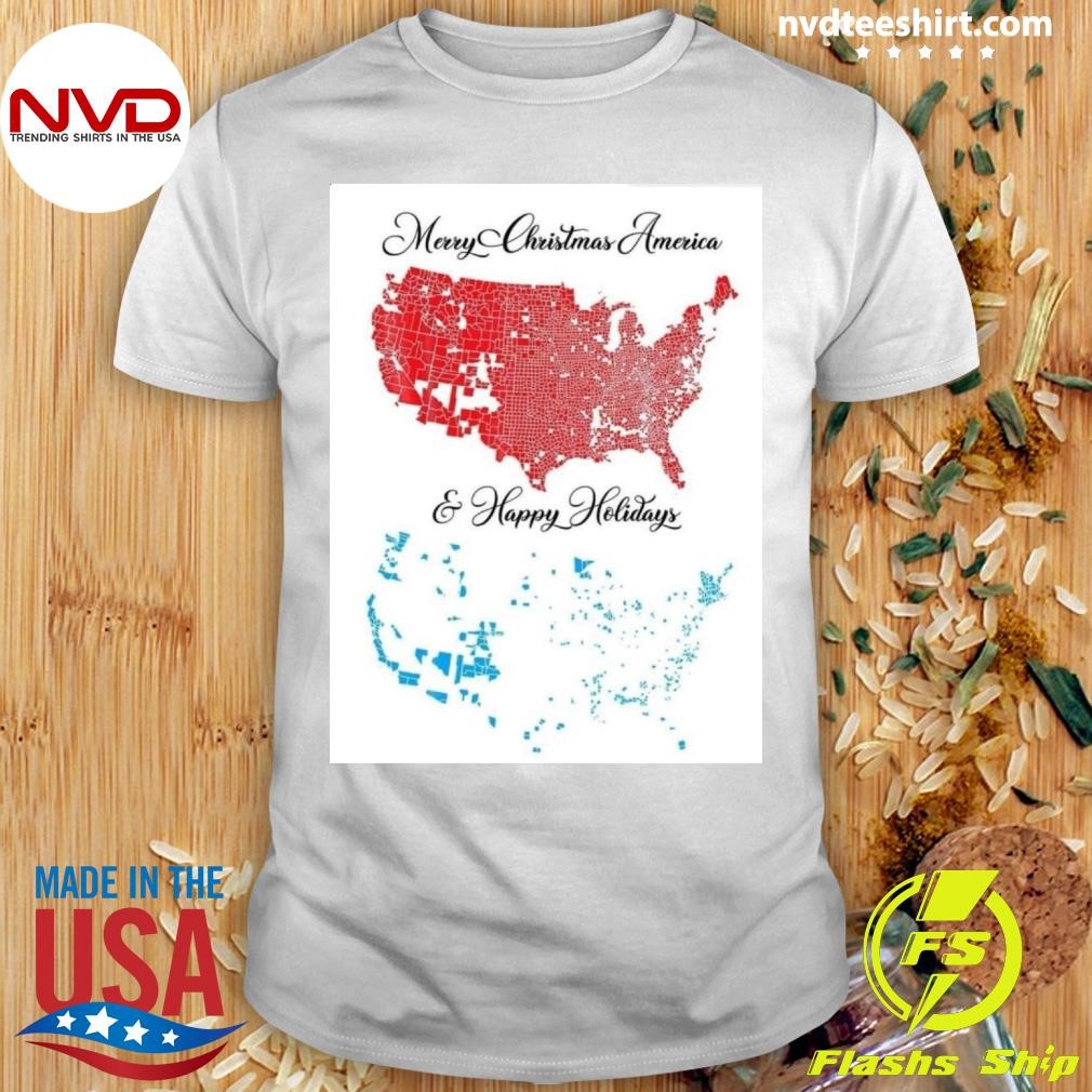 Merry Christmas America & Happy Holidays Shirt