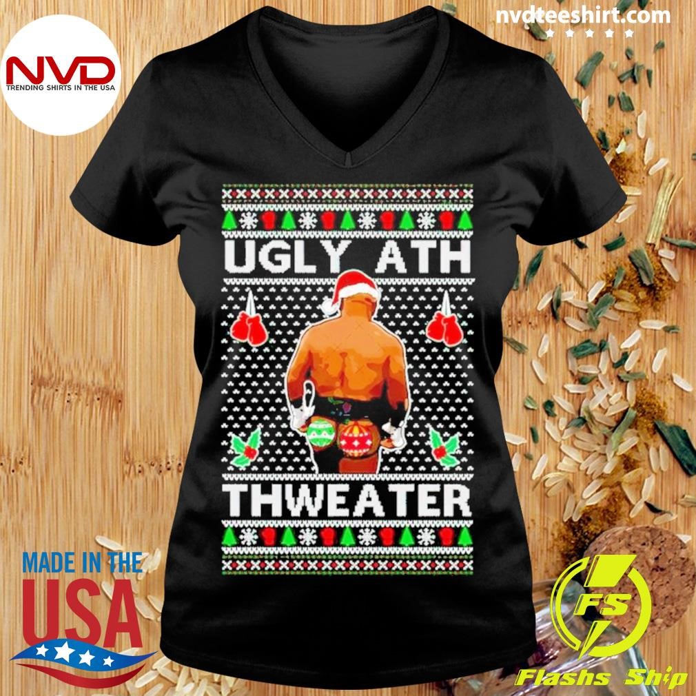 Merry Chrithmith Kith My Ath, Mike Tyson Butt Viral Kiss My Ass Boxing  Fight Meme, Men Women Funny Ugly Christmas Sweater Ugly Christmas Shirt -  NVDTeeshirt