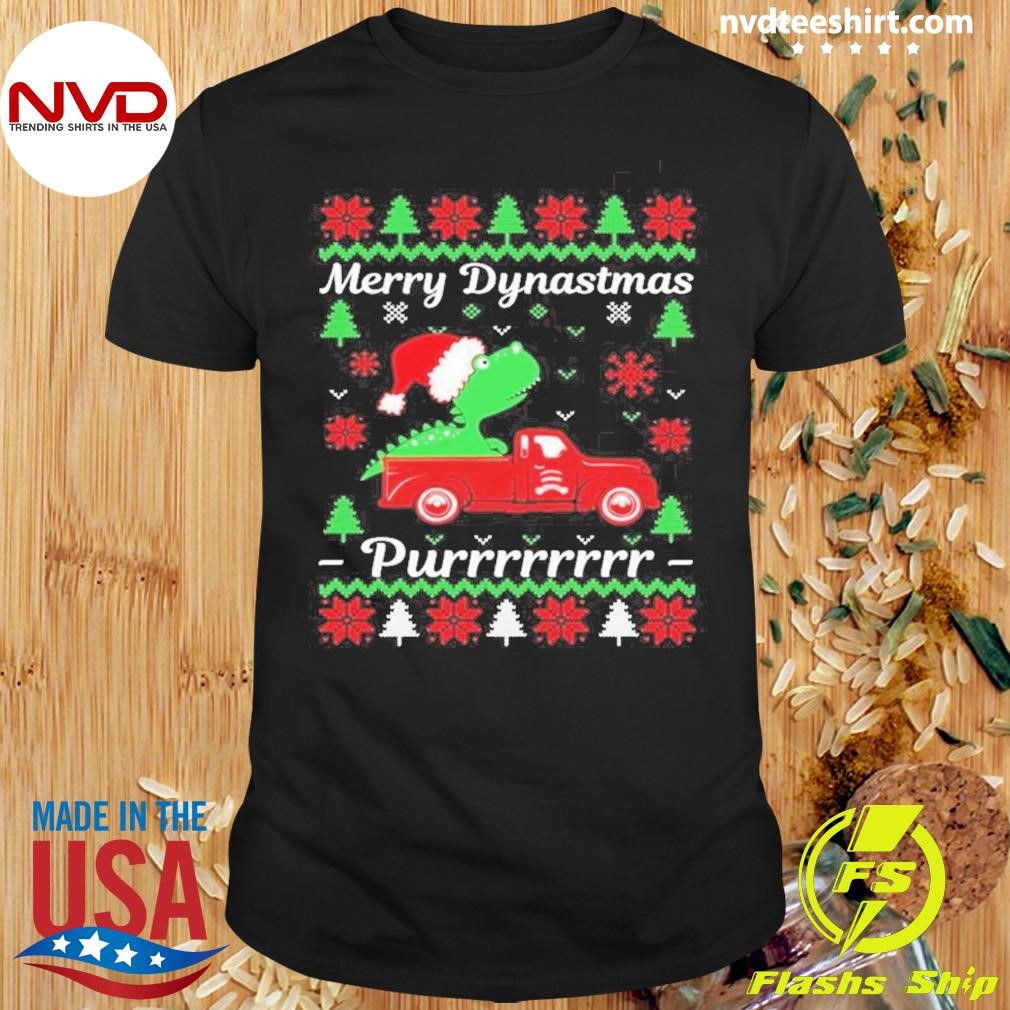 Merry Dynastmas Purrrrrrrr Ugly Christmas Shirt