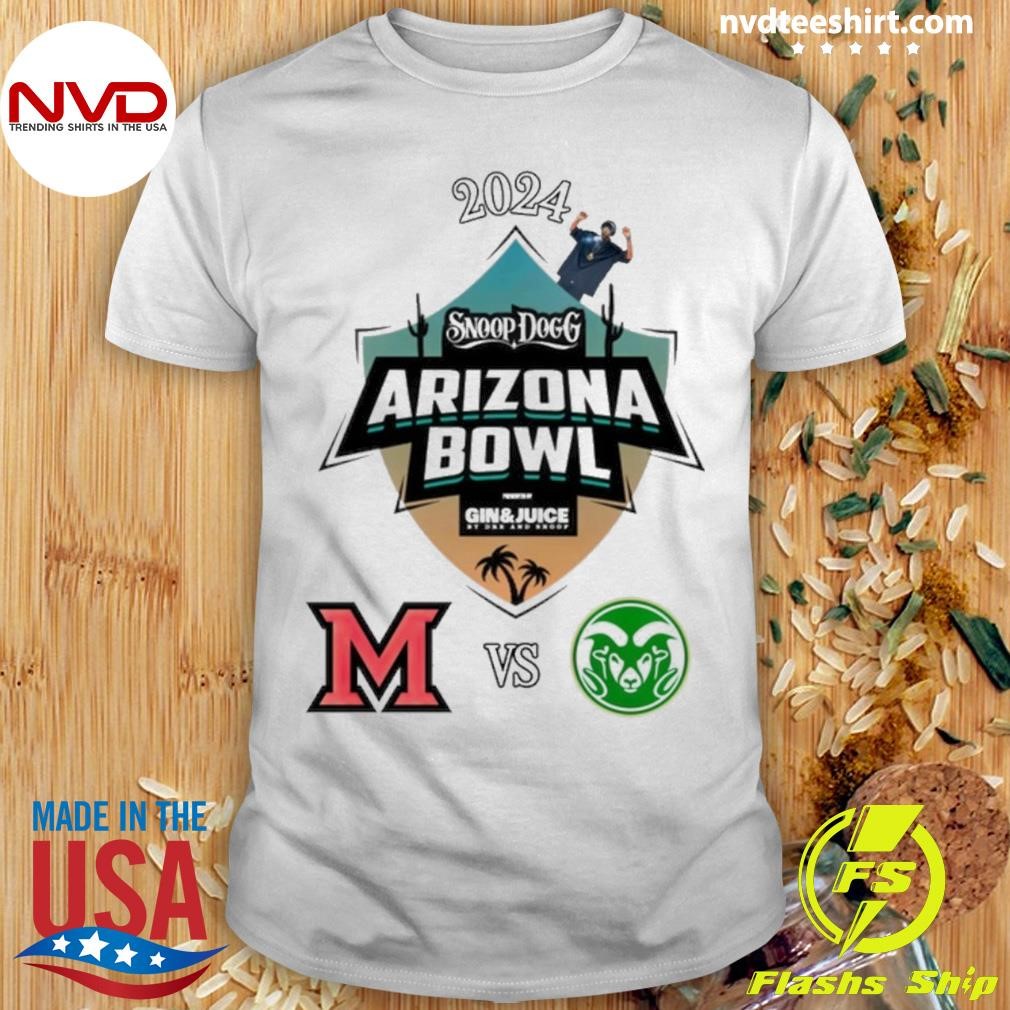 Miami (OH) vs. Colorado State2024 Snoop Dogg Arizona Bowl Shirt