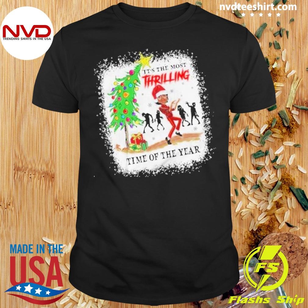 Michael Jackson It's The Most Thrilling Time Of The Year Pajamas Set Shirt