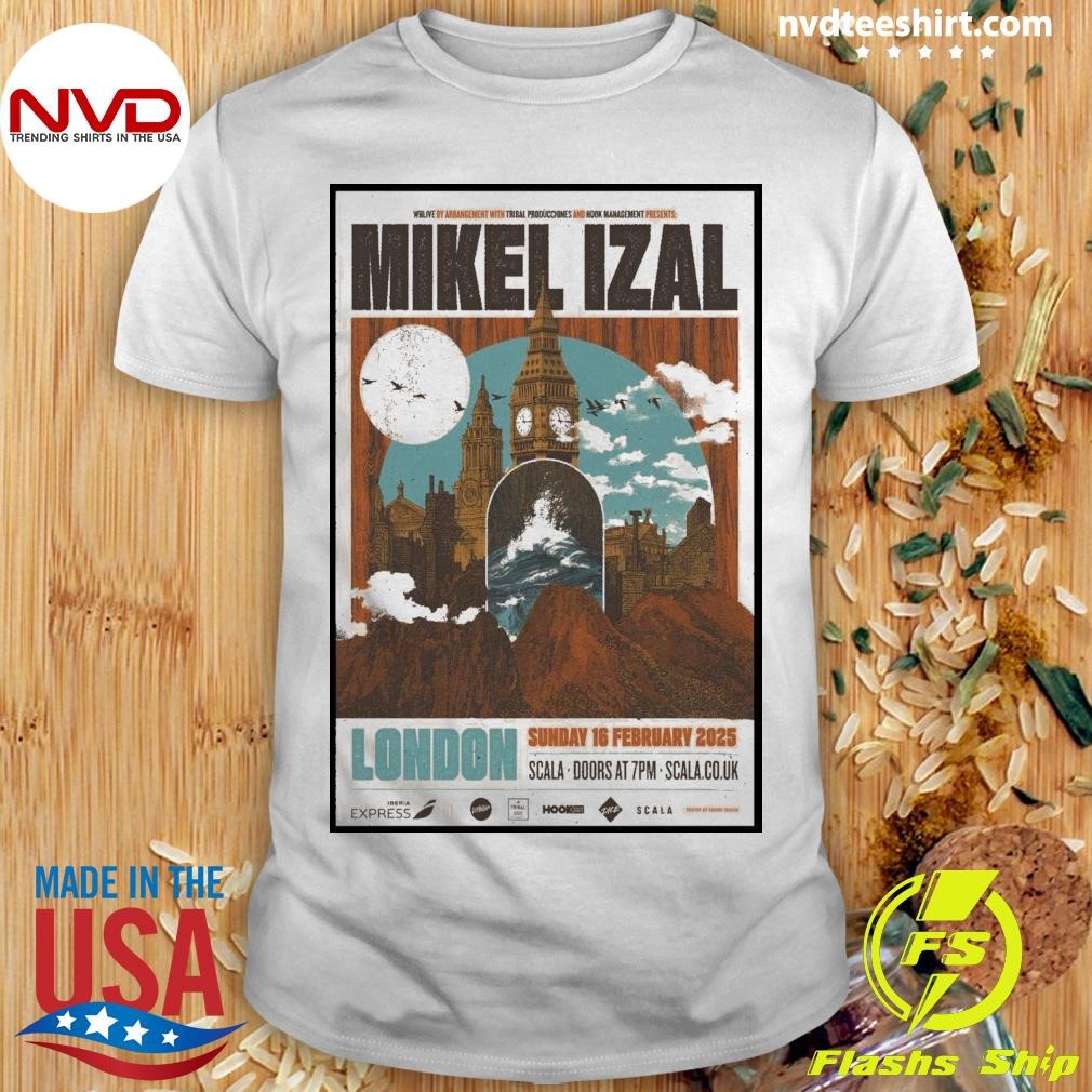 Mikel Izal Scala in London UK Tour Feb 16 2025 Shirt