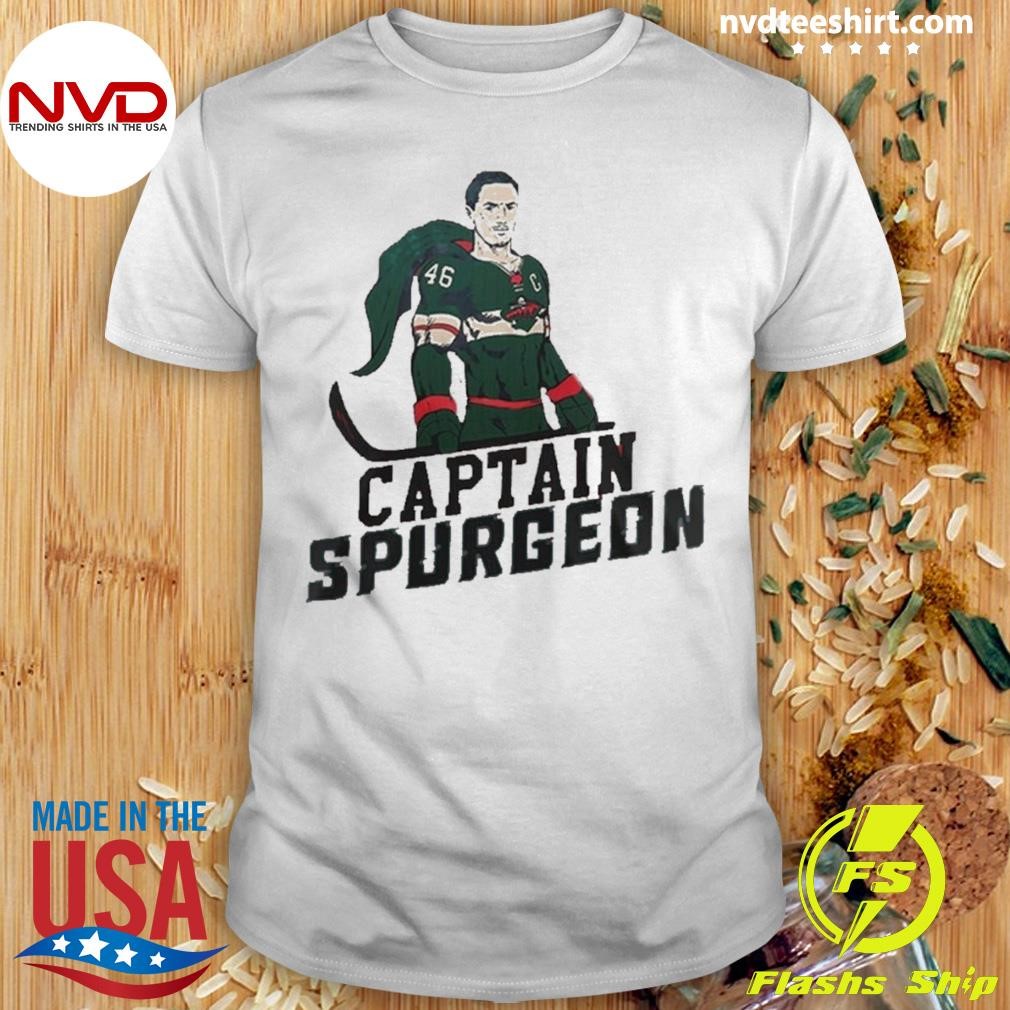 Minnesota Wild Captain Spurgeon 2024 Shirt