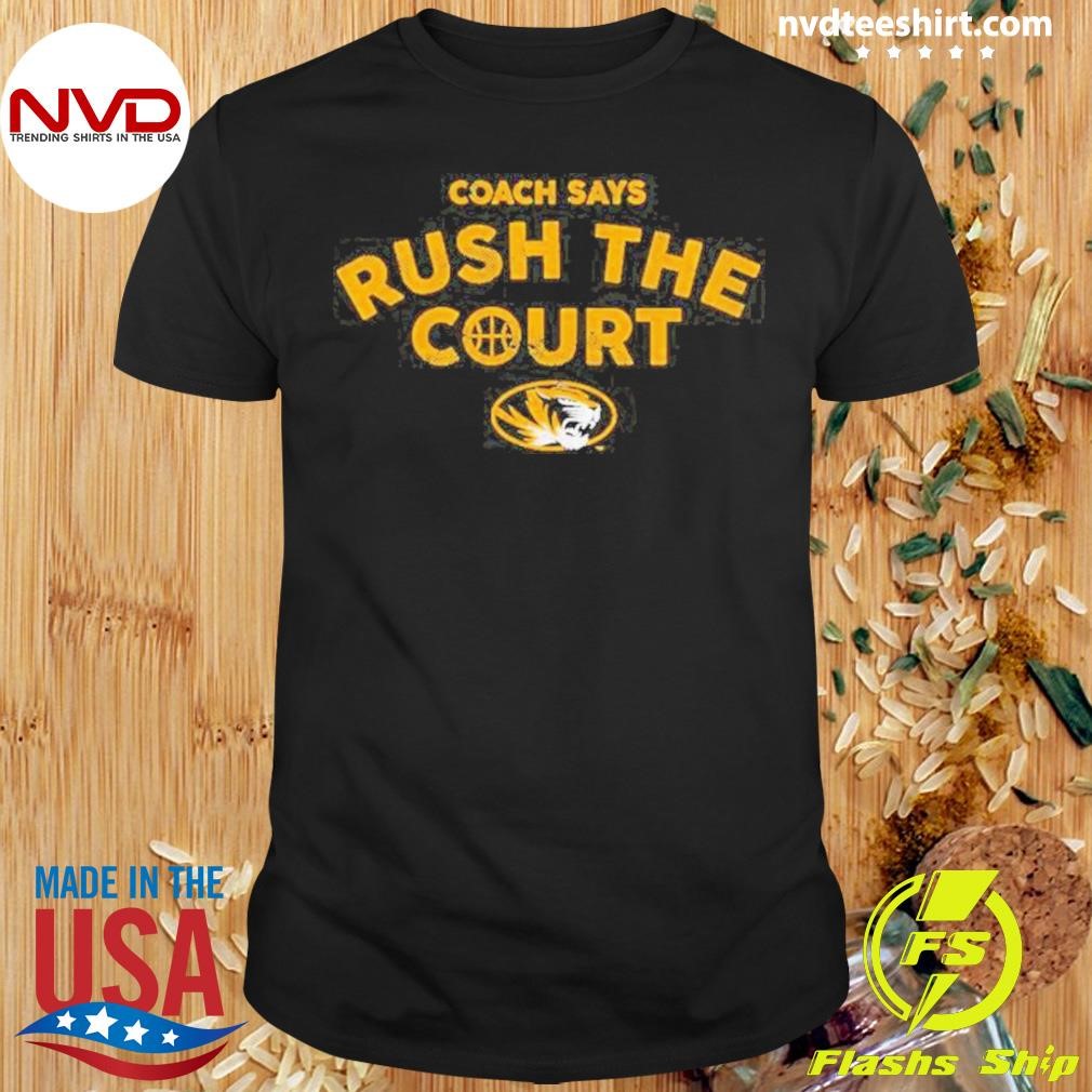 Mizzou Basketball Rush The Court Shirt