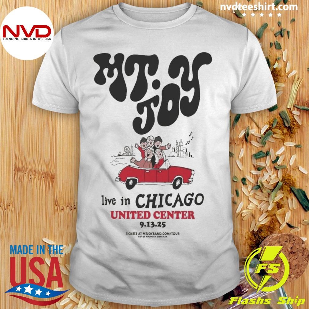 Mt. Joy At United Center On Sept 13 2025 Show Shirt