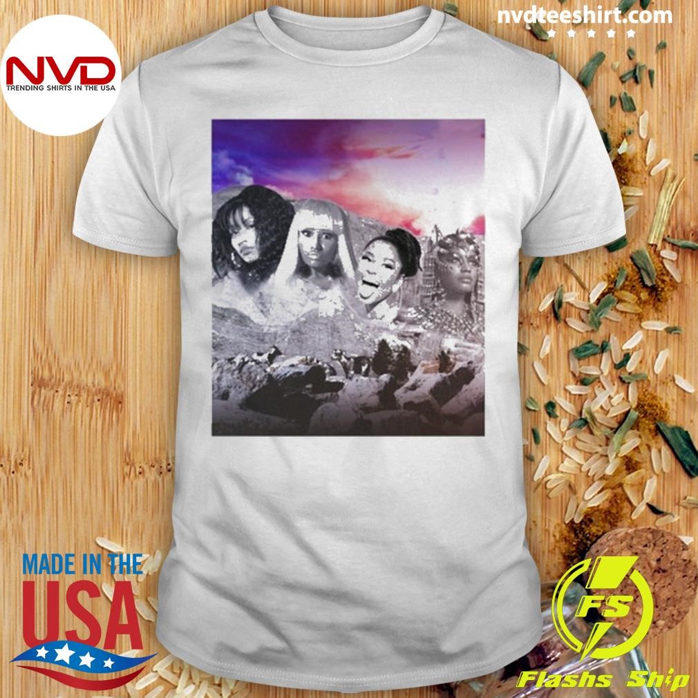 My Female Rap Mount Rushmore Tee Shirt