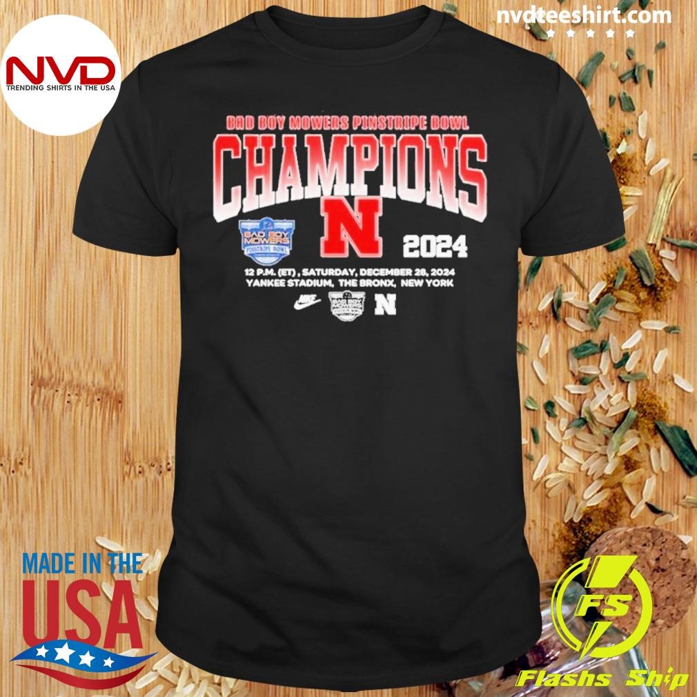 Nebraska Cornhuskers Bowl Champion 2024 Shirt