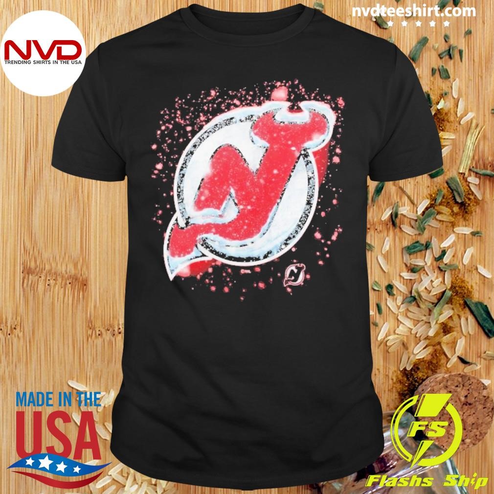 New Jersey Devils Snow Logo Shirt