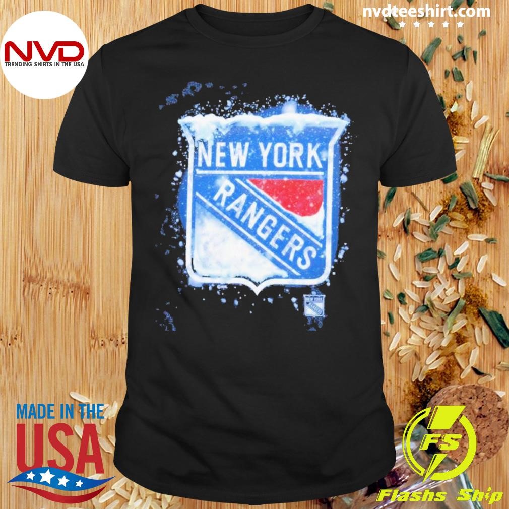 New York Rangers Snow Logo Shirt