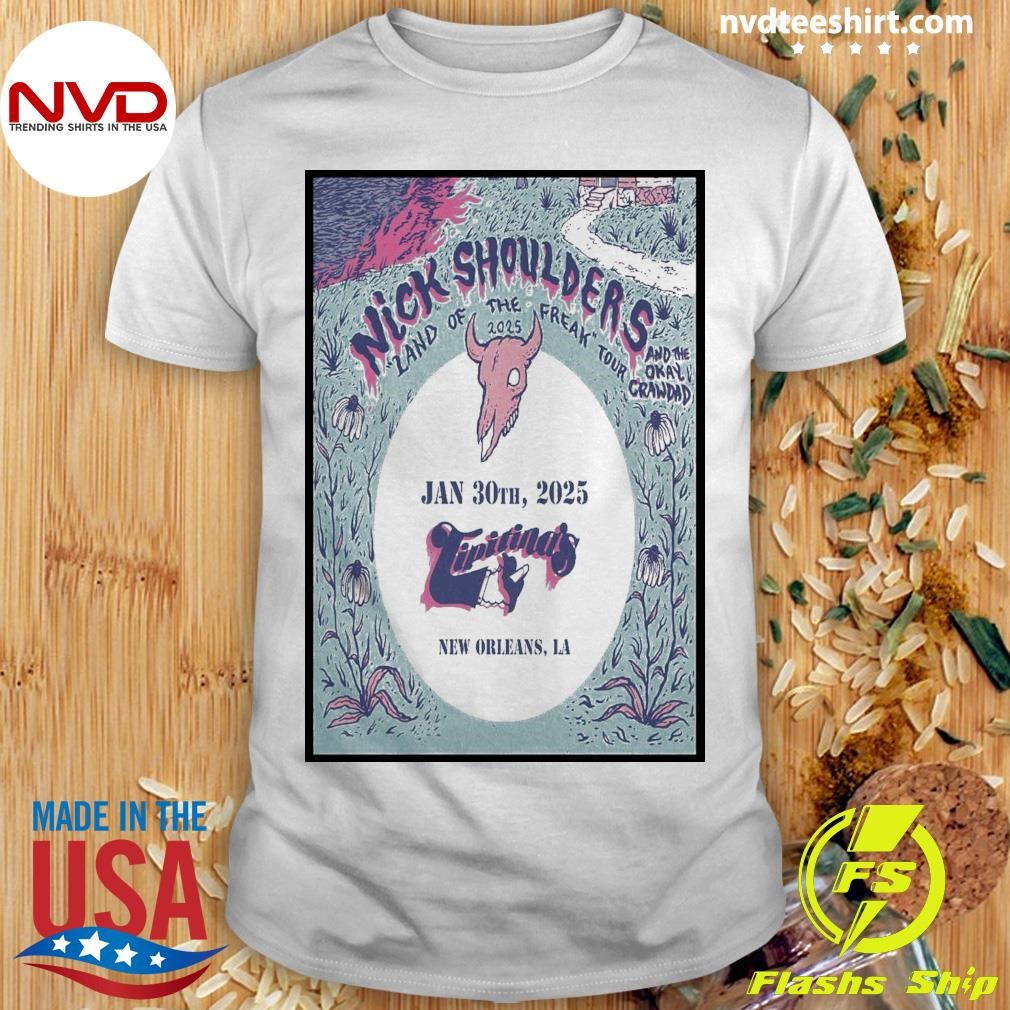 Nick Shoulders And The Okay Crawdad Tipitina's New Orleans LA Jan 30 2025 Shirt