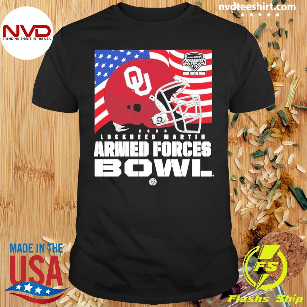 Oklahoma Sooners 2024 Lockheed Martin Armed Forces Bowl Shirt