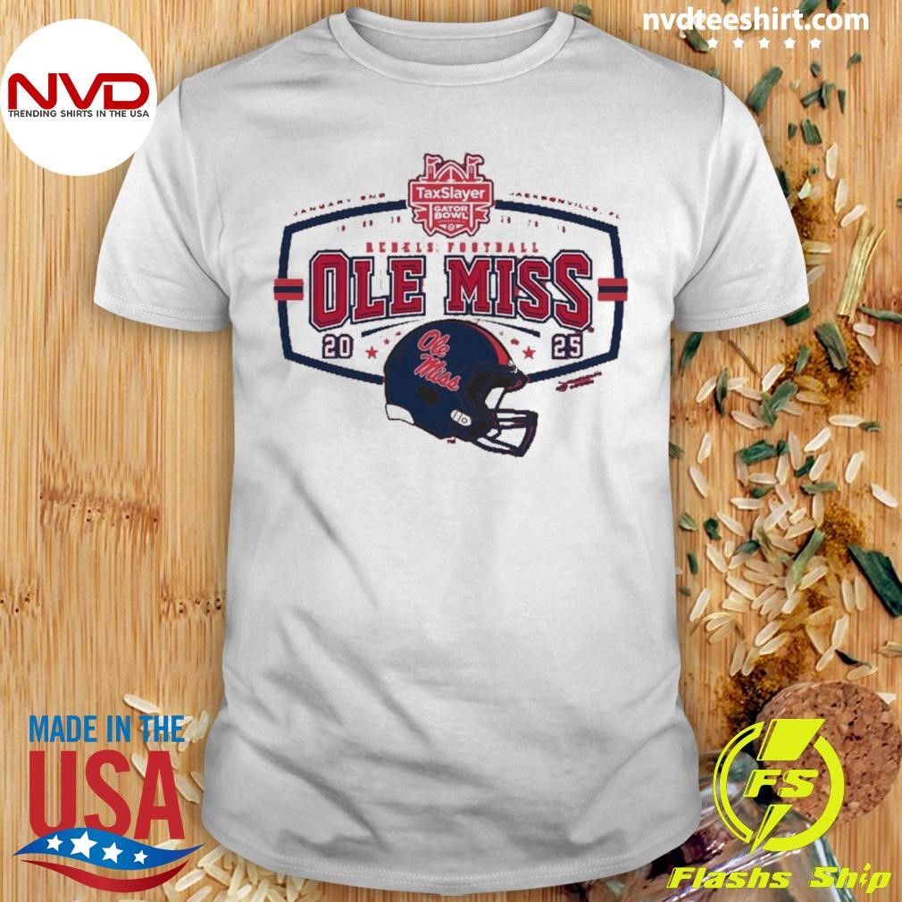 Ole Miss Rebels 2025 Taxslayer Gator Bowl Shirt