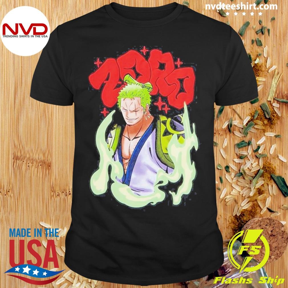 One Piece Zoro Airbrush Shirt