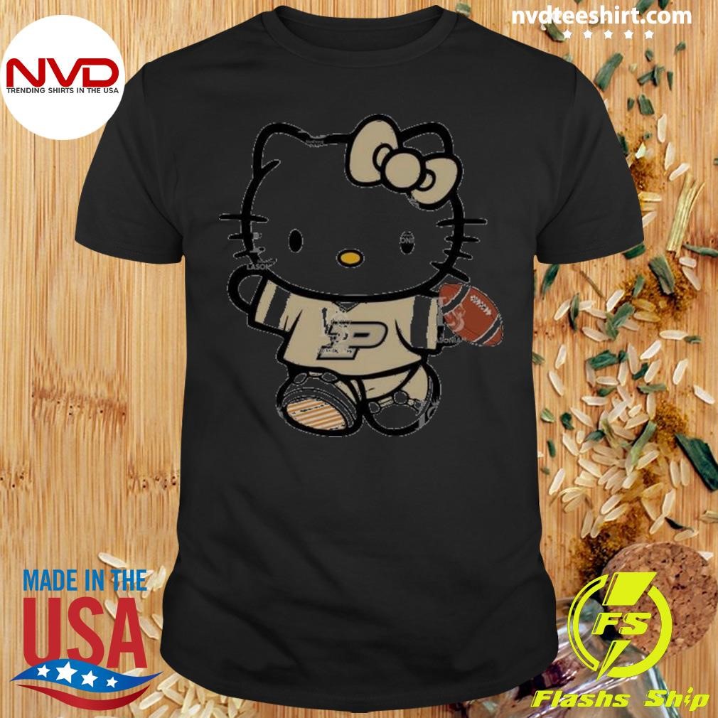 Purdue Boilermakers Hello Kitty Cute Celebrating Shirt