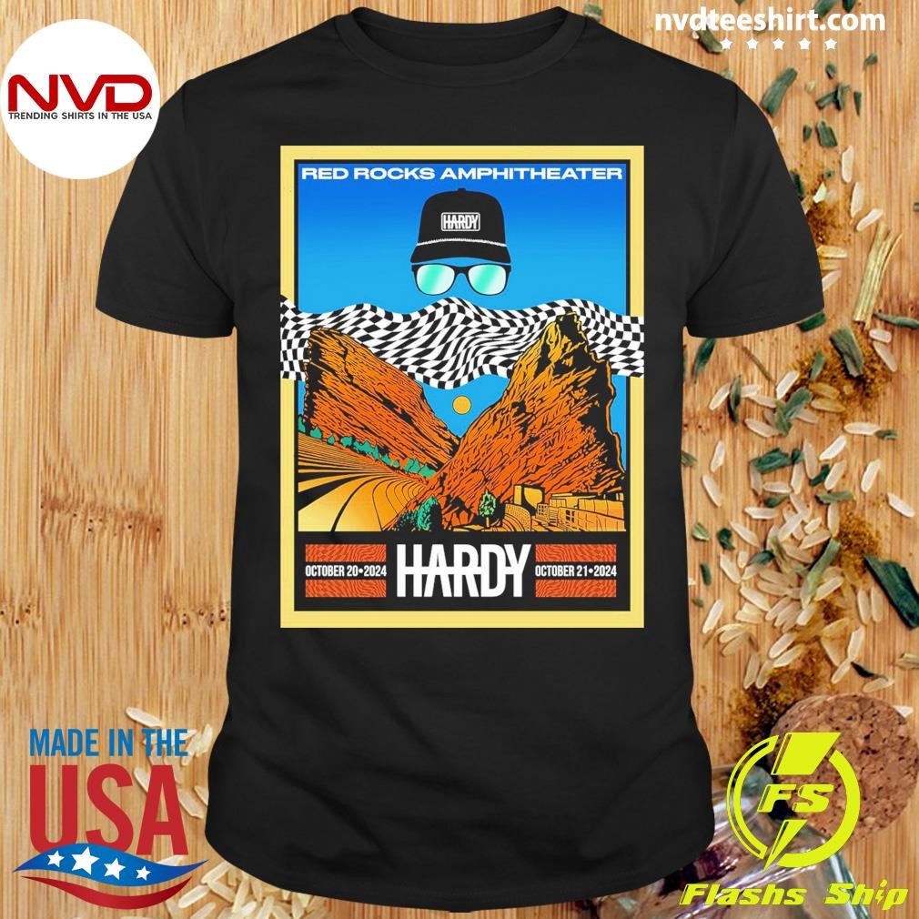 Red Rocks Amphitheater October 20-2024 Hardy October 21-2024 Shirt