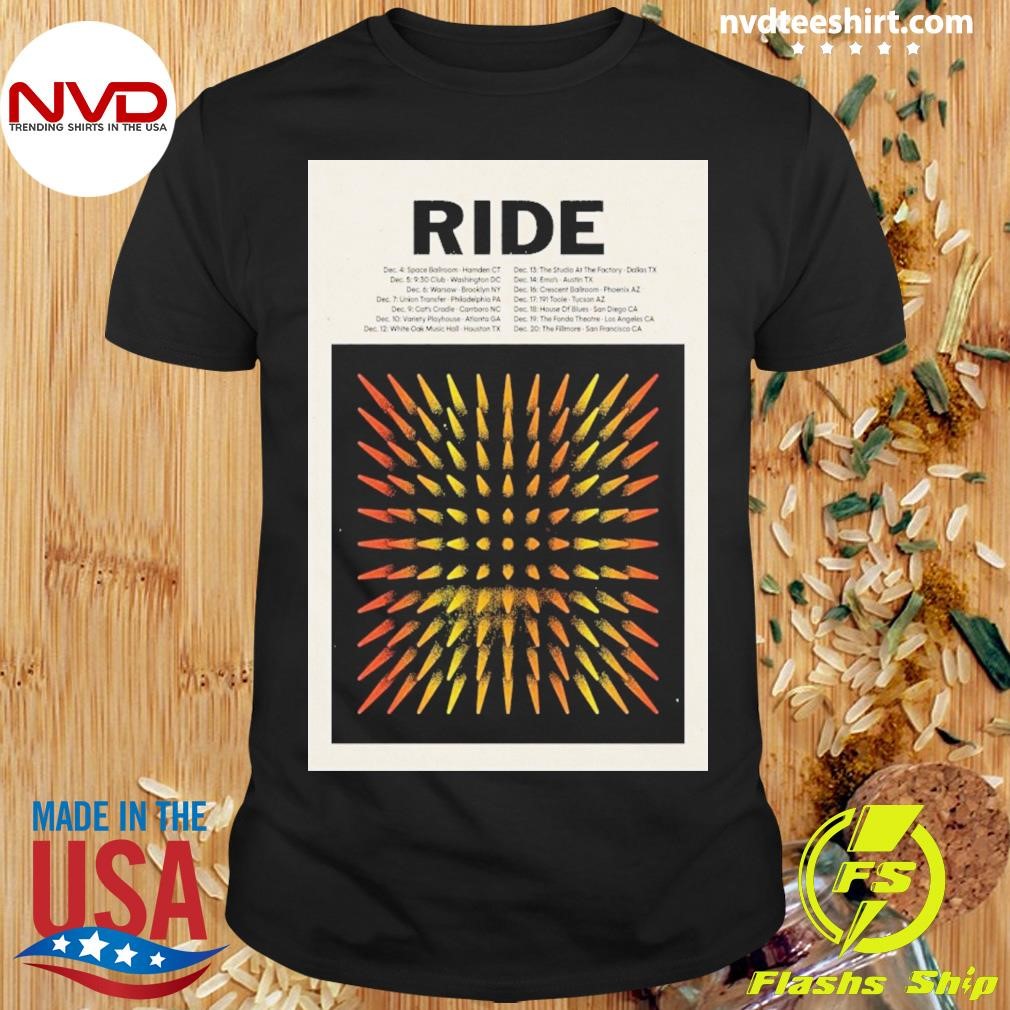 Ride Winter December 2024 Show Poster Shirt