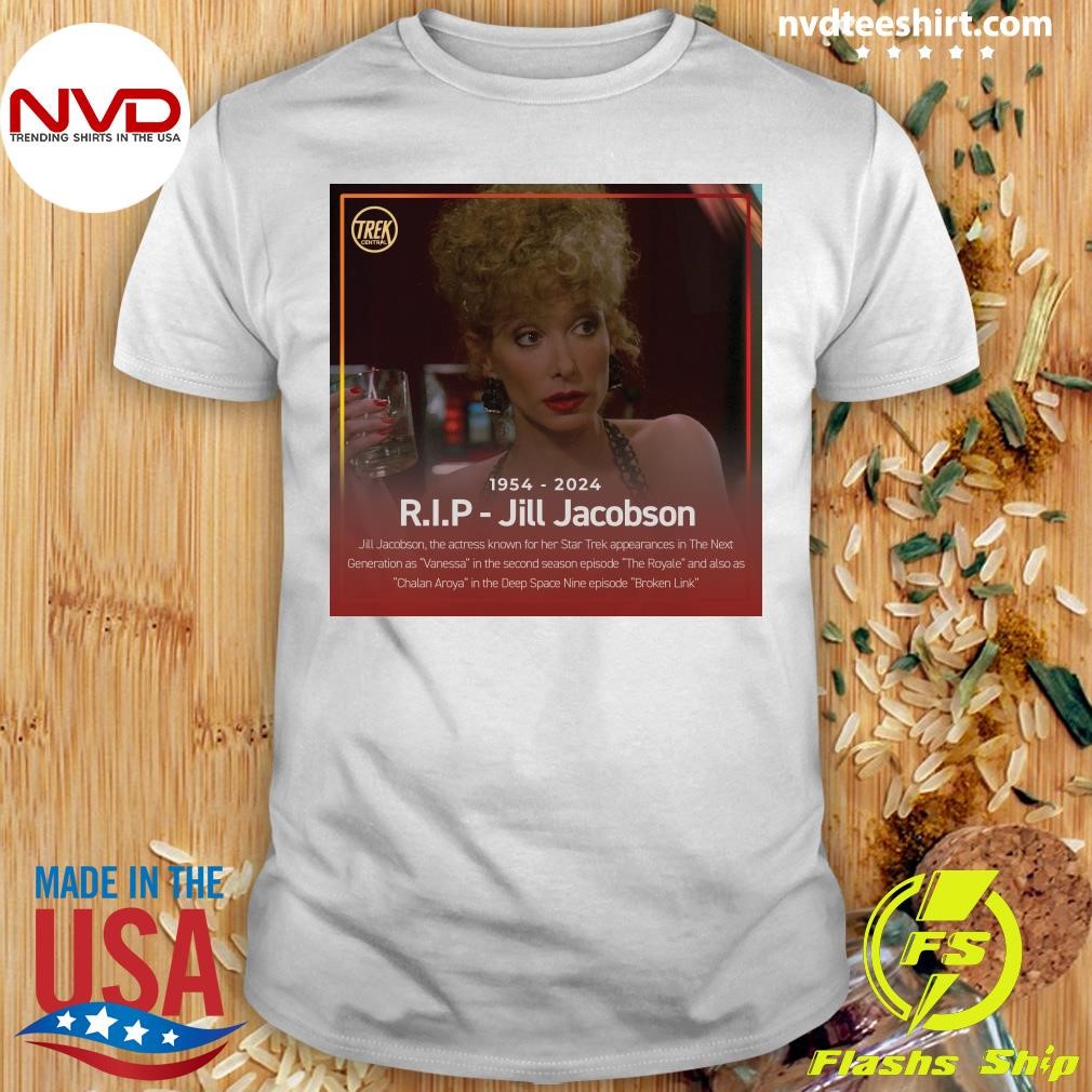 Rip StarTrek's Jill Jacobson 1954-2024 Shirt