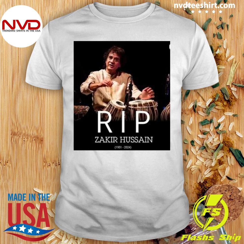 Rip Zakir Hussain 1951-2024 Shirt