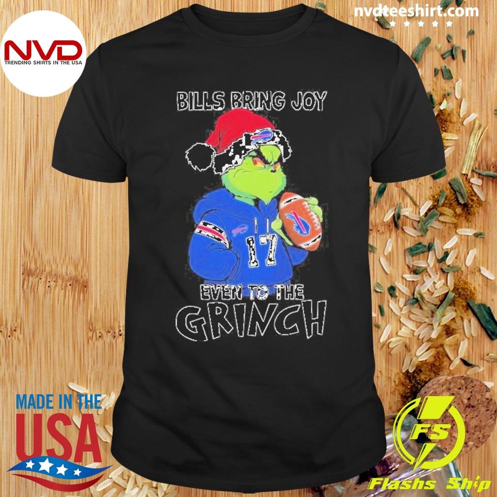 Santa Grinch Buffalo Bills Bring Joy Even To The Grinch Shirt