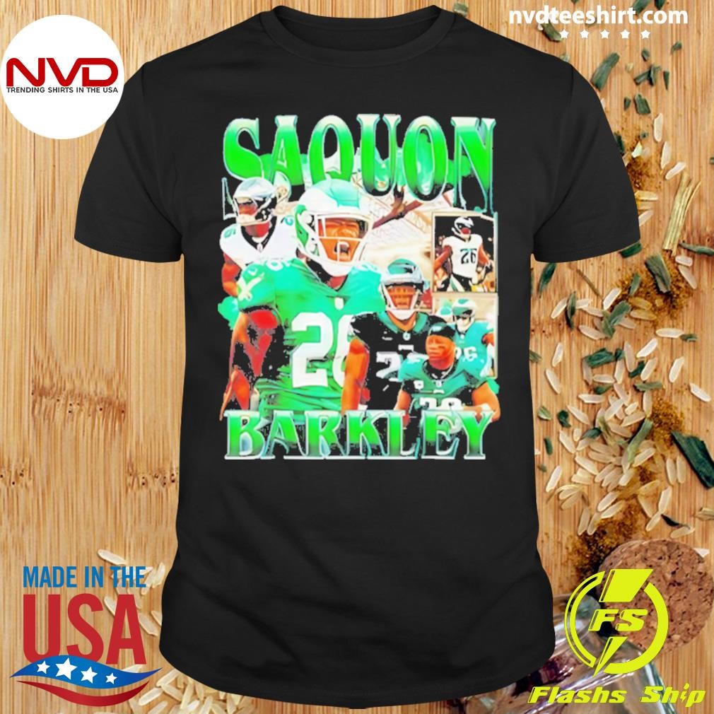 Saquon Barkley Philadelphia Eagles Nfl Bootleg Shirt