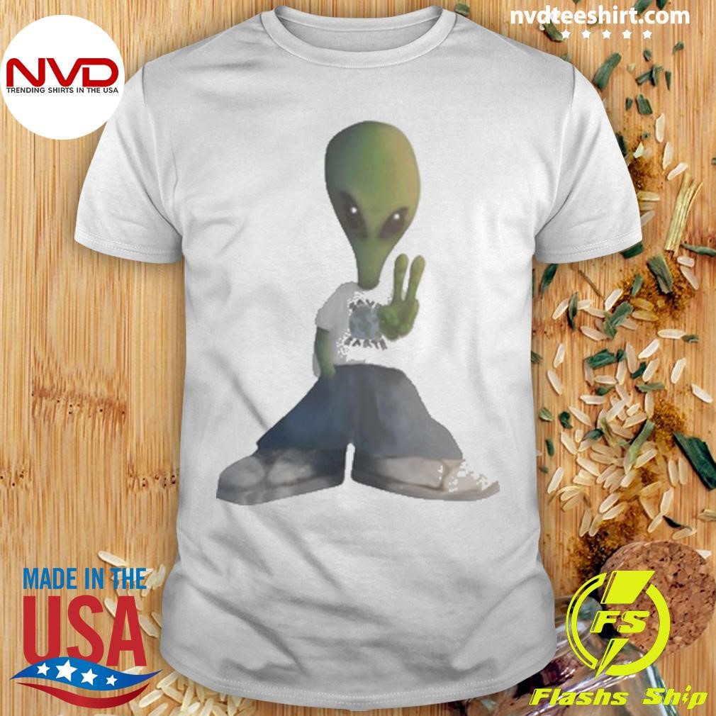 Save Earth Alien Shirt