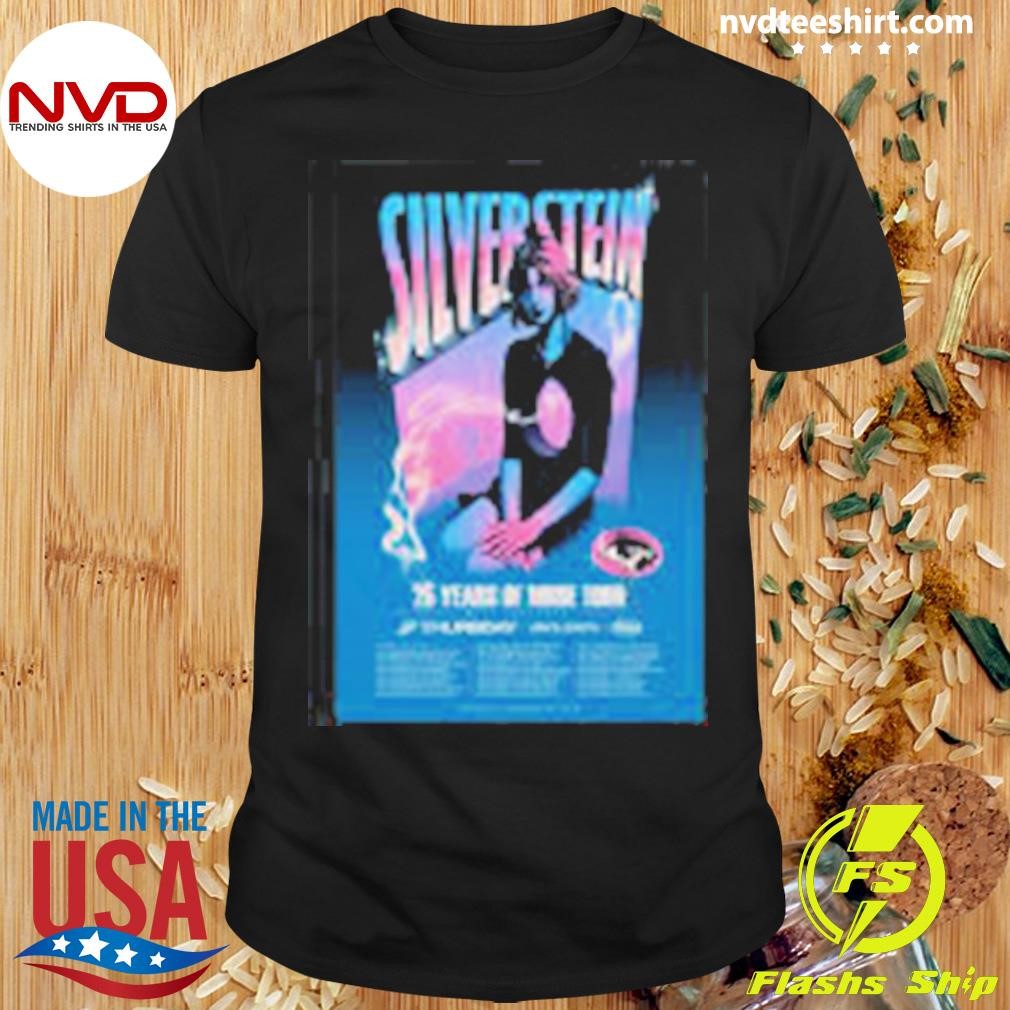 Silverstein Band 25 Years Of Noise Tour Date 2025 On Jan And Feb Home Shirt