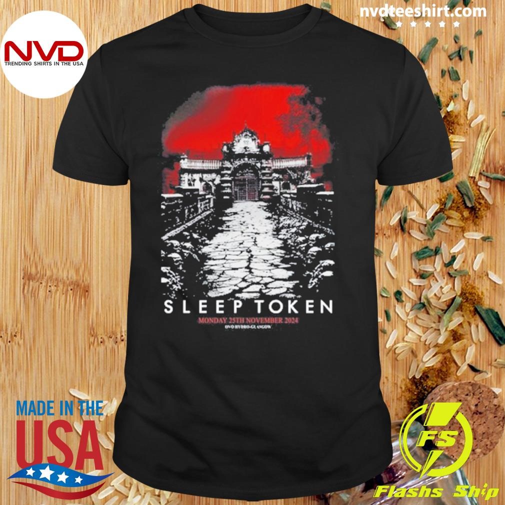 Sleep Token Monday The November Glasgow 25-11-24 Exclusive New Shirt