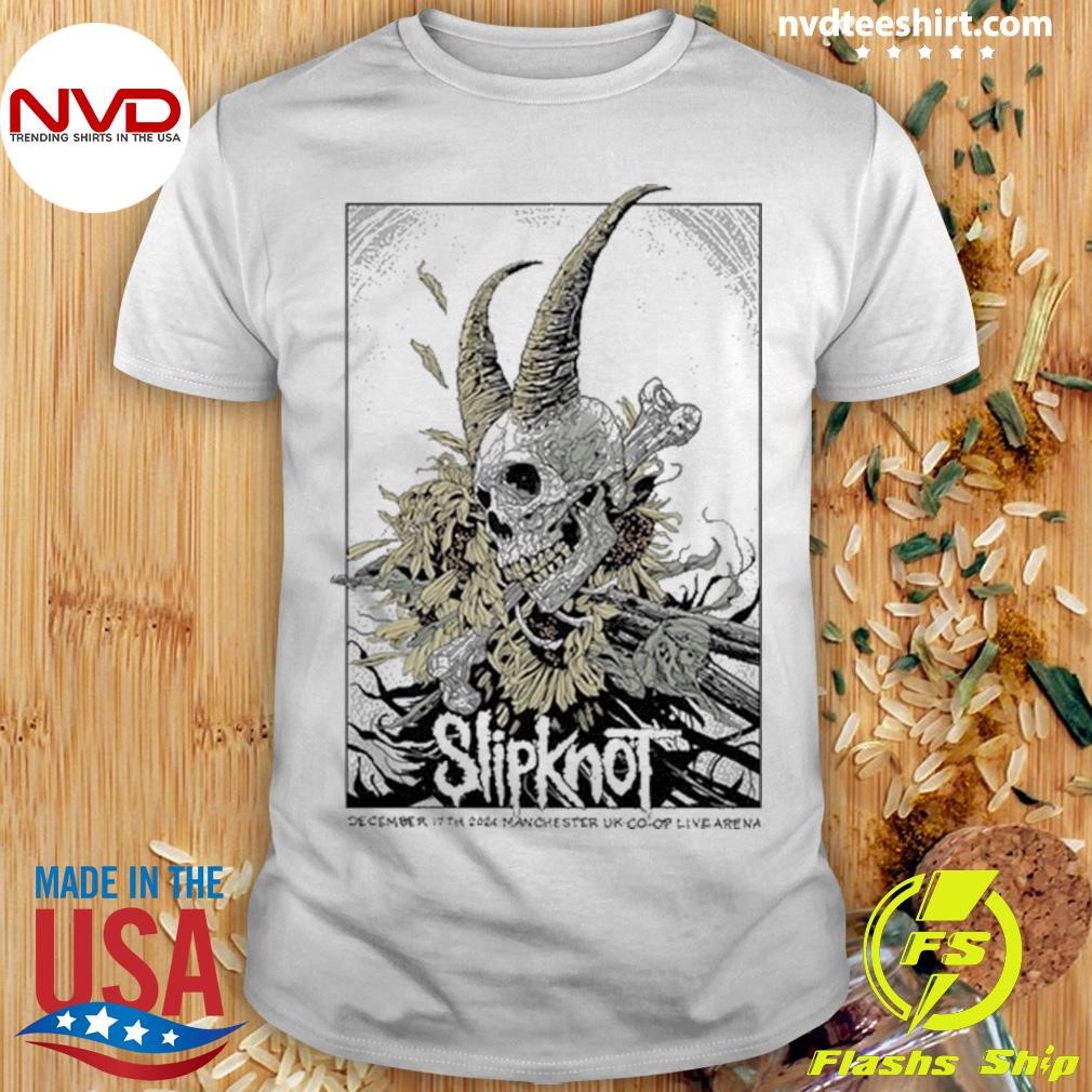 Slipknot December 17th 2024 Manchester Uk Co-Op Live Arena Shirt