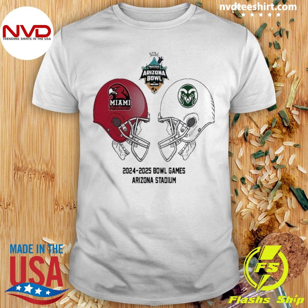 Snoop Dogg Arizona Bowl Ncaa 2024-2025 Bowl Games Miami Redhawks Vs Colorado State Rams At Arizona Stadium Shirt