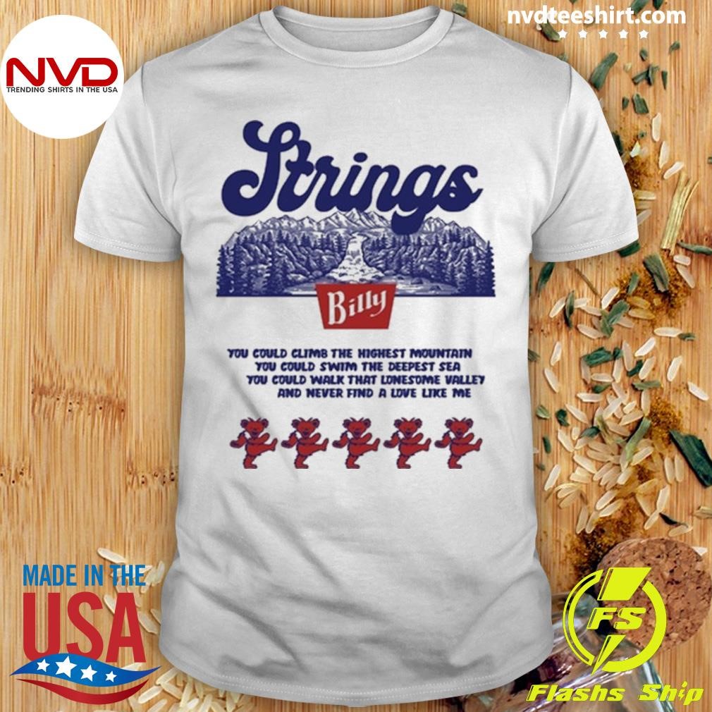 Strings Billy Banquet Coors Flip Shirt