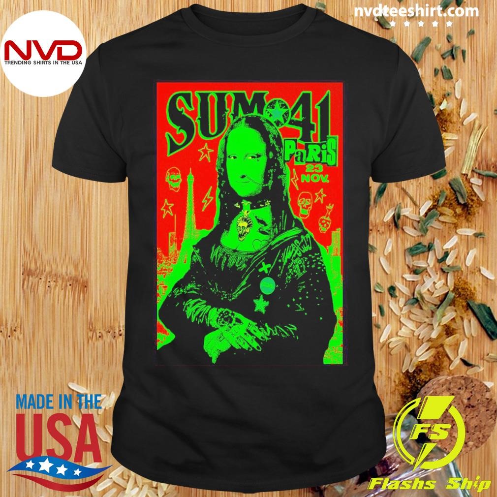 Sum 41 Nov 23 2024 Paris France Shirt