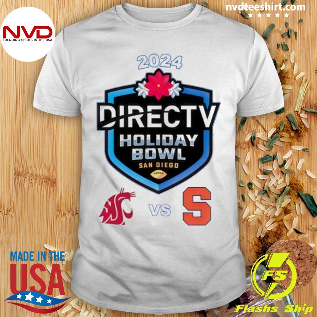 Syracuse Orange Vs Washington State Cougars Holiday Bowl 27th December Shirt