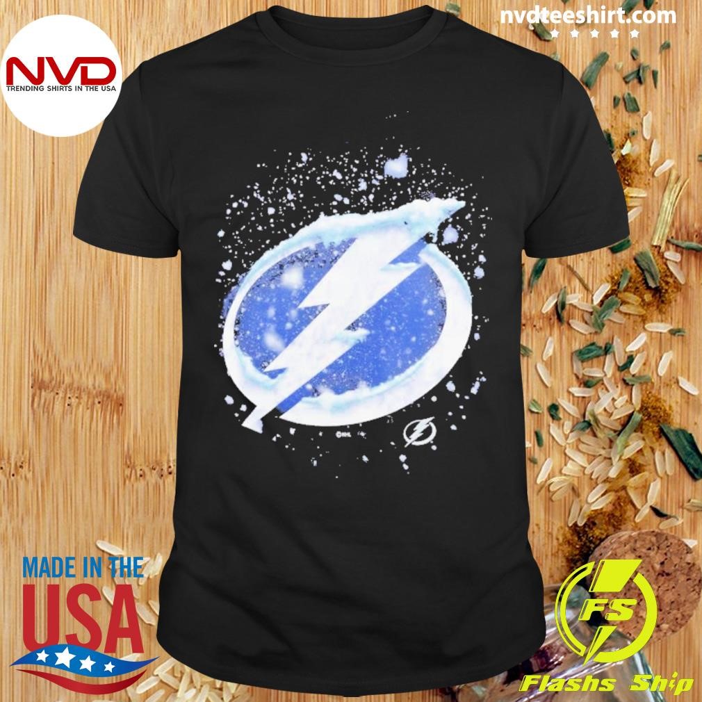 Tampa Bay Lightning Snow Logo Shirt