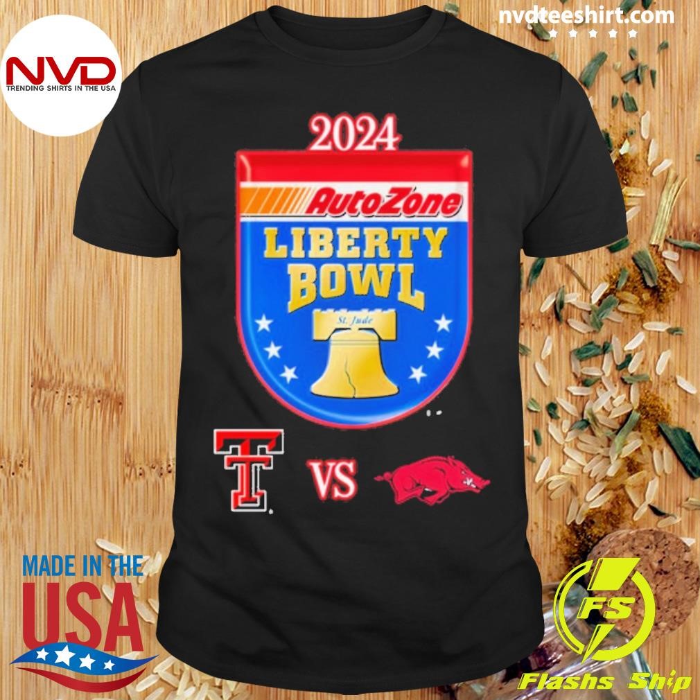 Tech vs. Arkansas 2024 Autozone Liberty Bowl Shirt