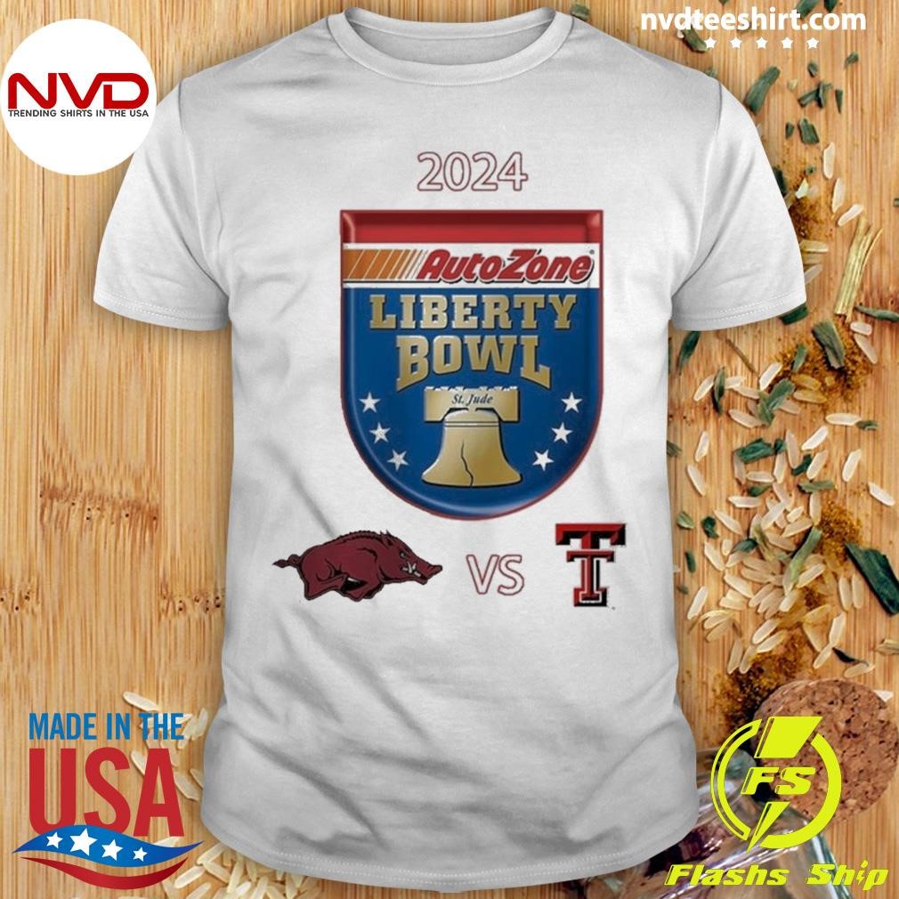 Texas Tech Red Raiders Vs Arkansas Razorbacks Liberty Bowl 27th December Shirt