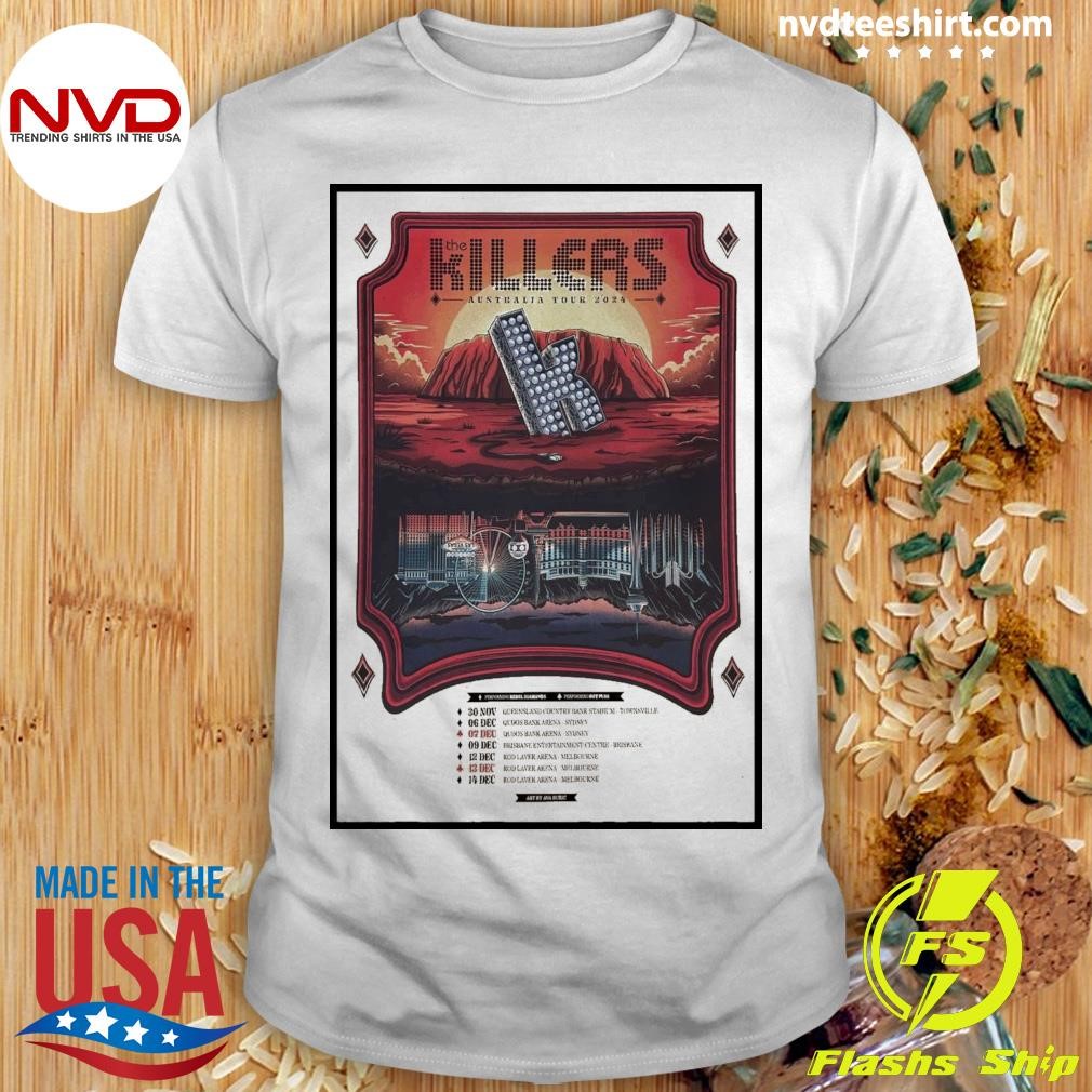 The Killers Australia Tour 2025 Shirt