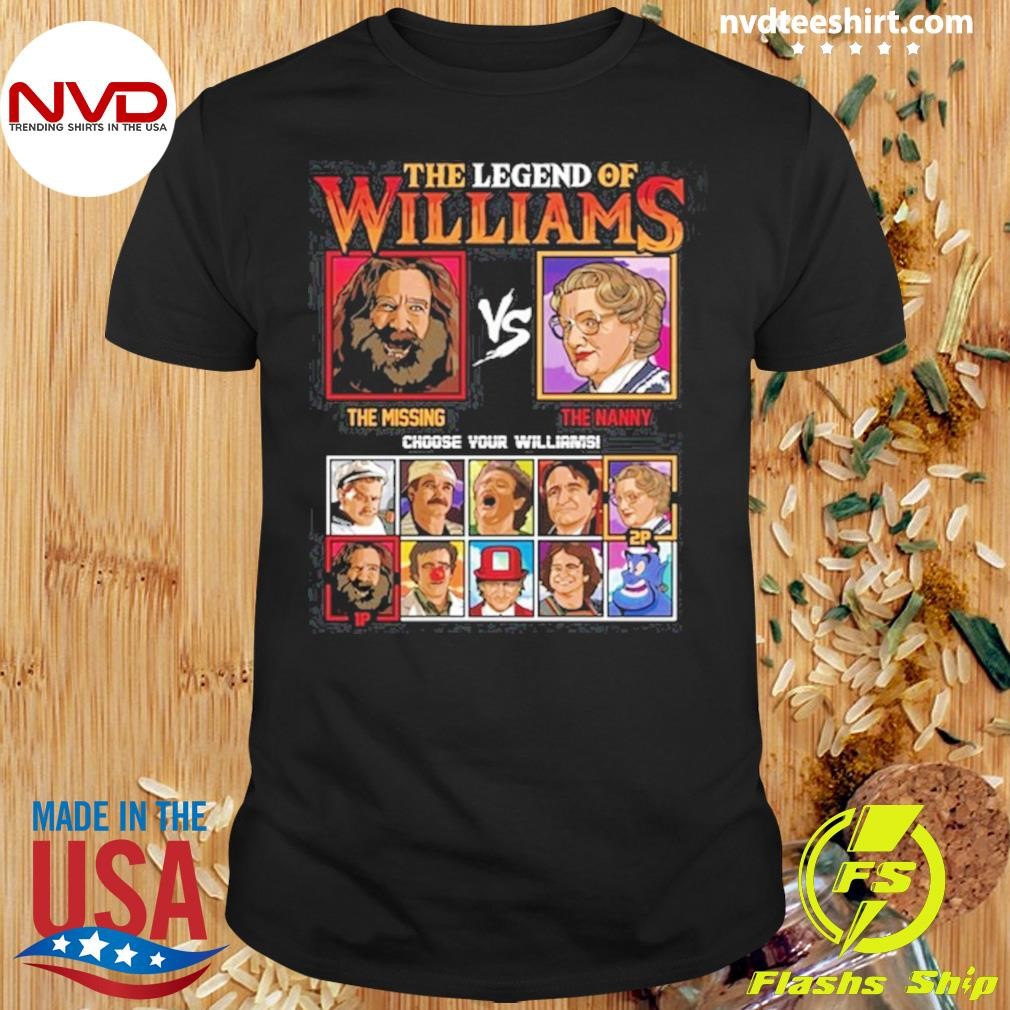 The Legend Of Williams Robin Williams Vs Shirt