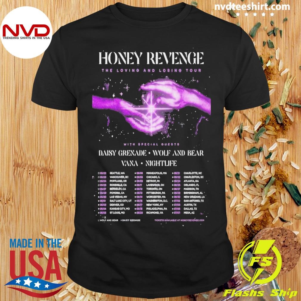 The Loving And Losing Tour 2025 Honey Revenge Poster Shirt