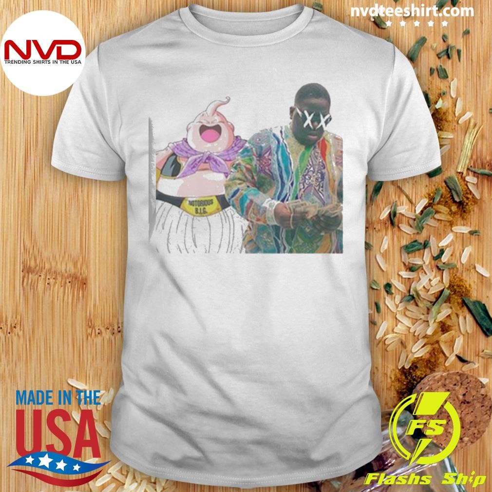 The Notorious Big X Majin Buu Dragon Ball Shirt