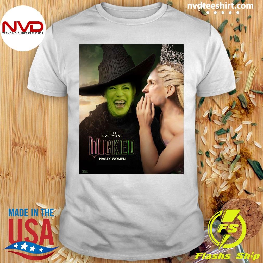 The Presidential Election 2028 Kamala Tell Everyone Wicked Nasty Women Shirt