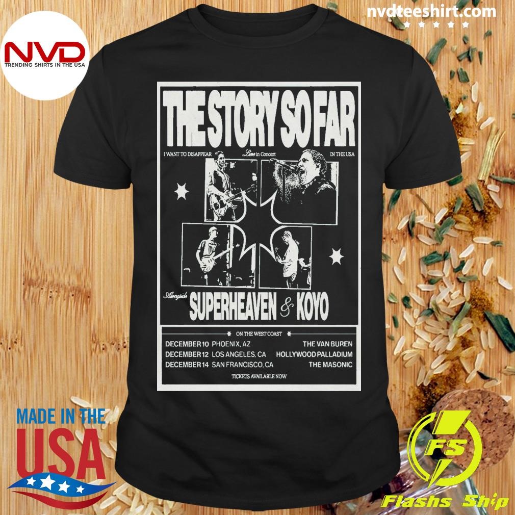 The Story So Far Live In Concert In The USA 2024 Shirt