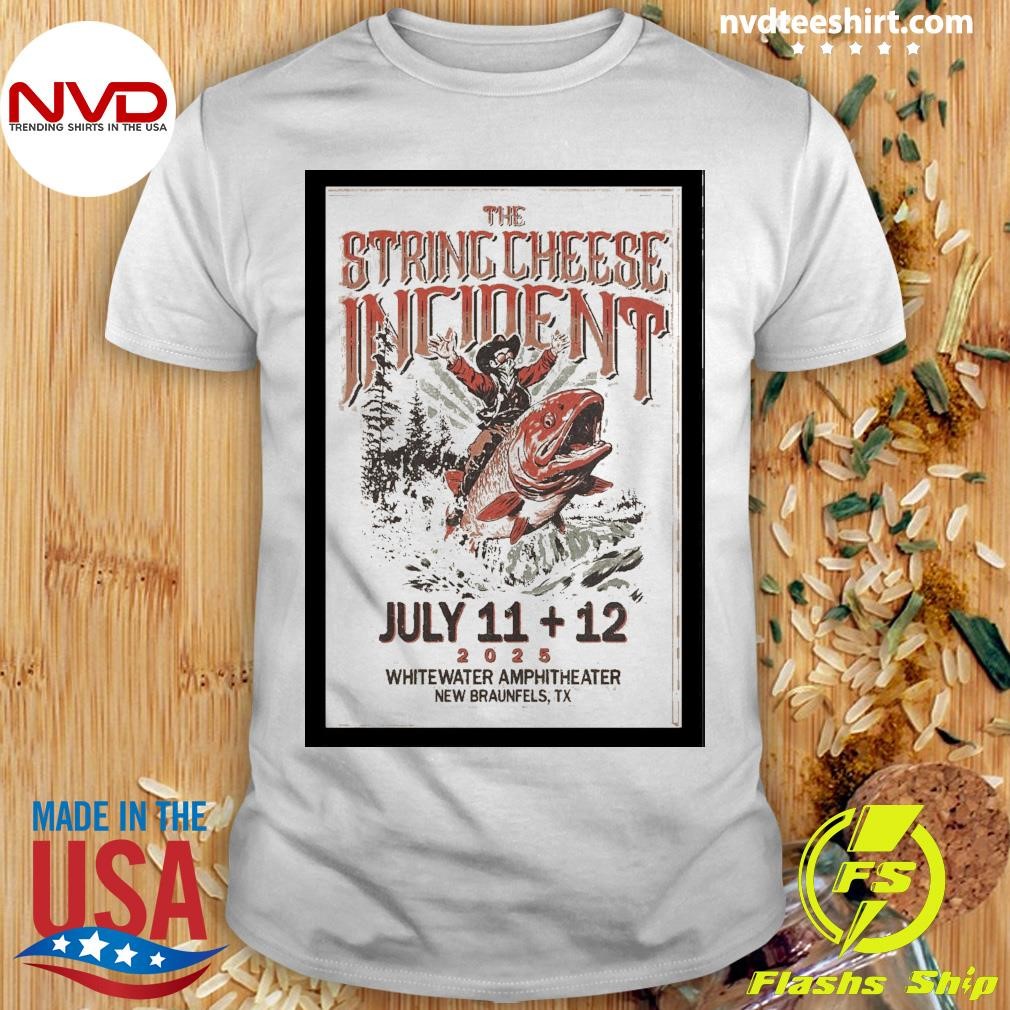 The String Cheese Incident Jul 11-12 2025 Whitewater Amphitheater New Braunfels, TX Shirt