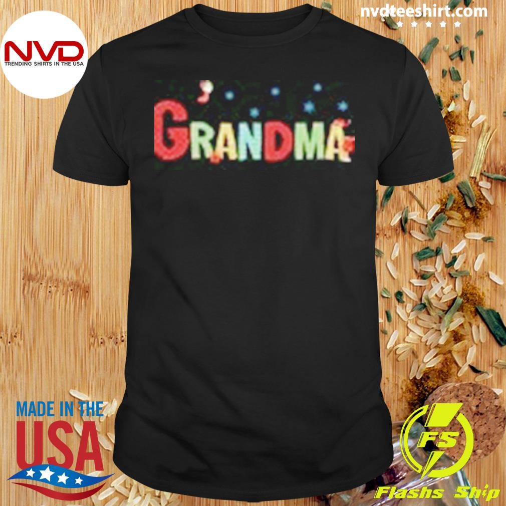 This Grandma Loves Her Little Cookies Holiday Christmas Shirt