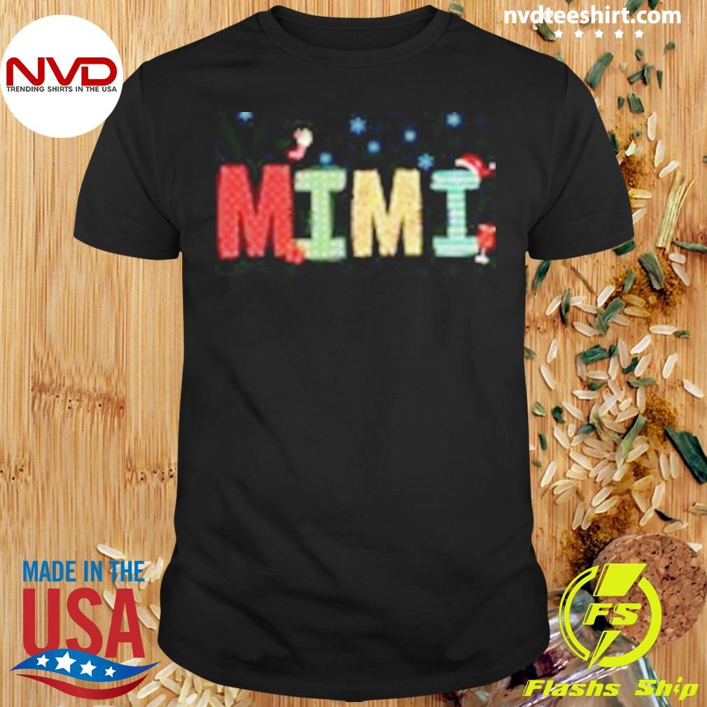 This Mimi Loves Her Little Cookies Holiday Christmas Shirt