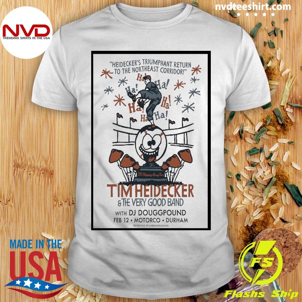 Tim Heidecker Feb 12 2025 Motorco Music Hall in Durham NC Tour Shirt