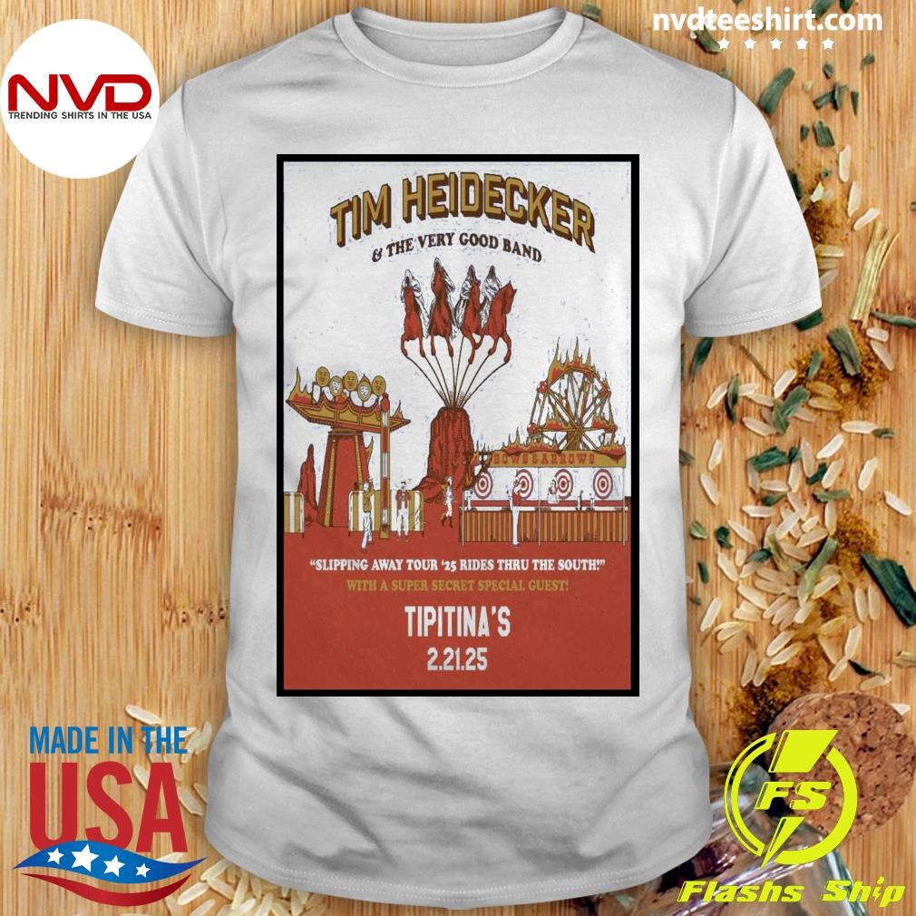 Tim Heidecker Feb 21 2025 Tipitina's in New Orleans LA Shirt