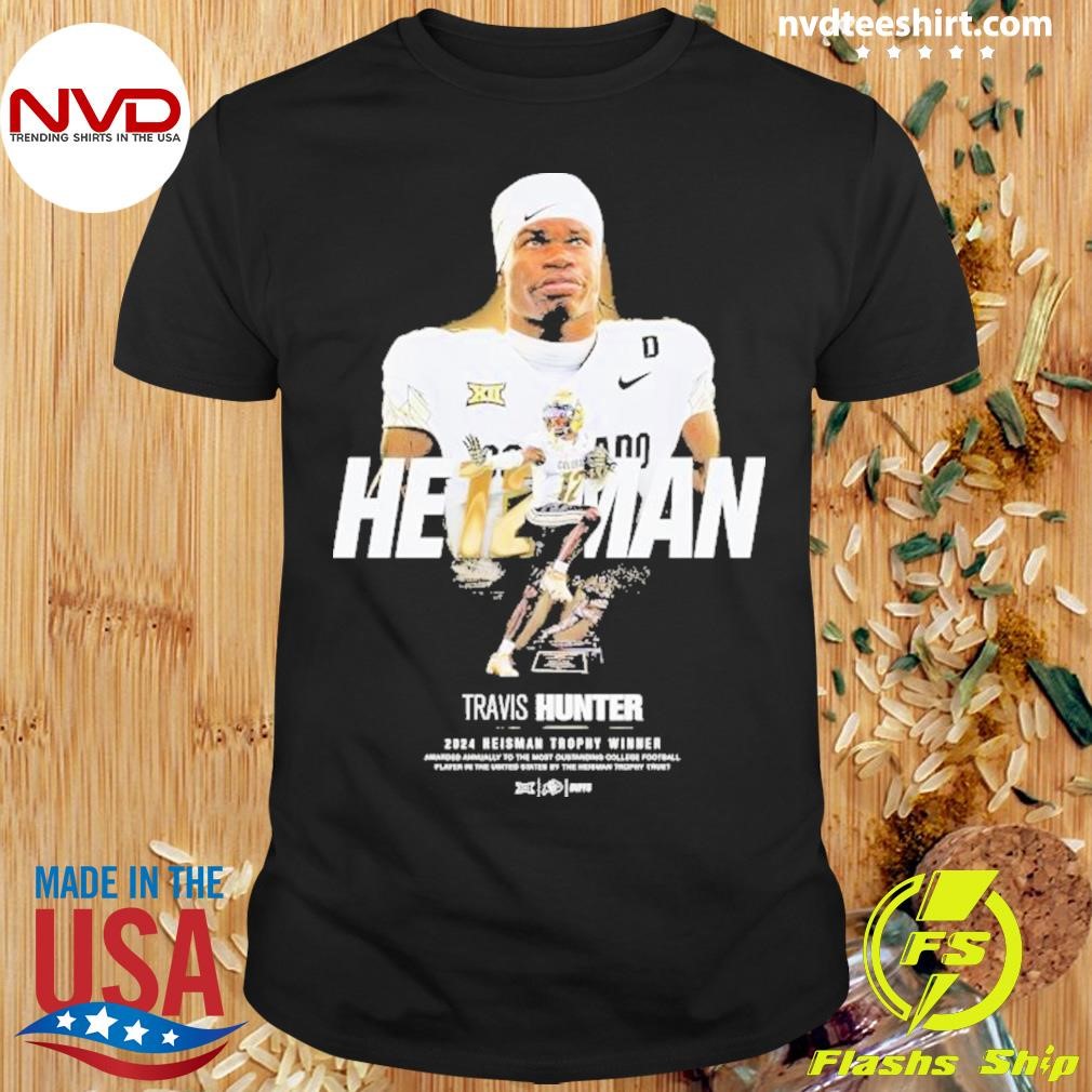 Travis Hunter 2024 Heisman Trophy Award Winner Shirt