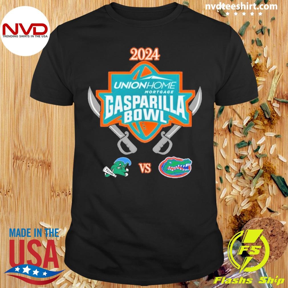 Union Home Mortgage Gasparilla Bowl Tulane vs. Florida Dec 20th, 2024 Raymond James Stadium Tampa Bay, Florida Shirt