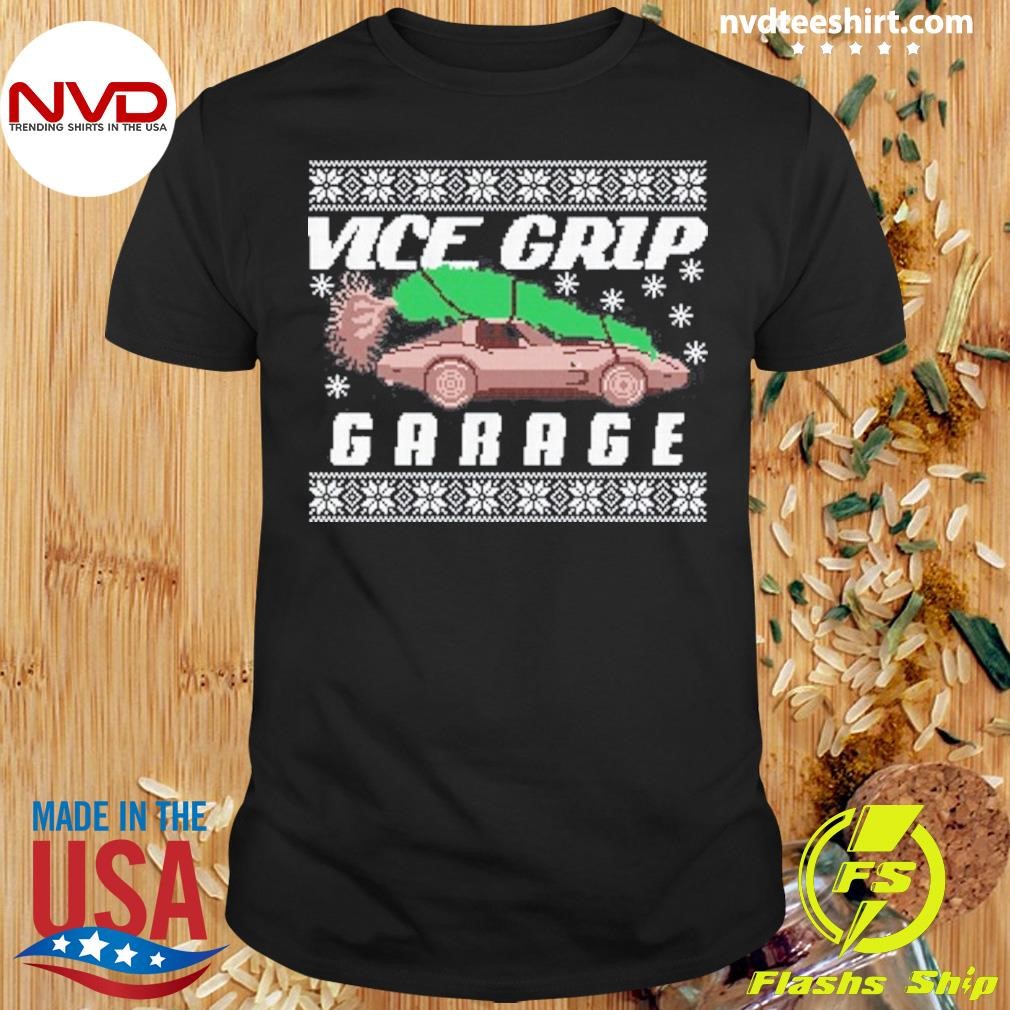 Vice Grip Garage Ugly Holiday Christmas Shirt